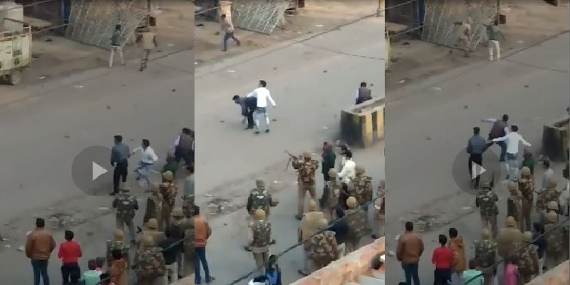 यूपी में आ गयी हिंसा की असलियत सामने, फिरोजाबाद में पुलिस के संरक्षण में असामाजिक तत्वों ने की मुस्लिम घरों पर पत्थरबाजी