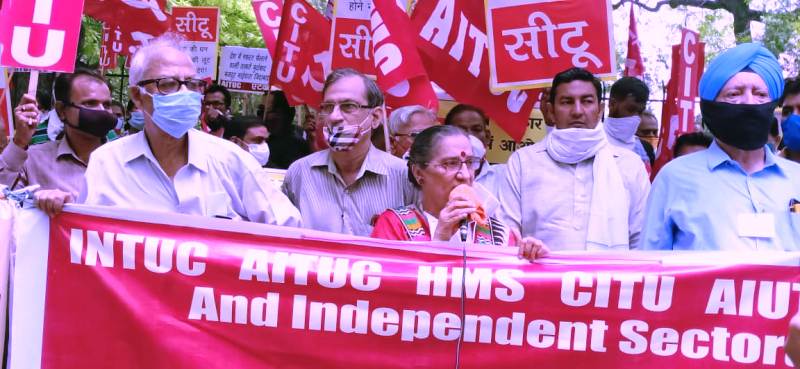 कॉरपोरेट लूट और निजीकरण के खिलाफ किसानों-मजदूरों का देश भर में प्रदर्शन