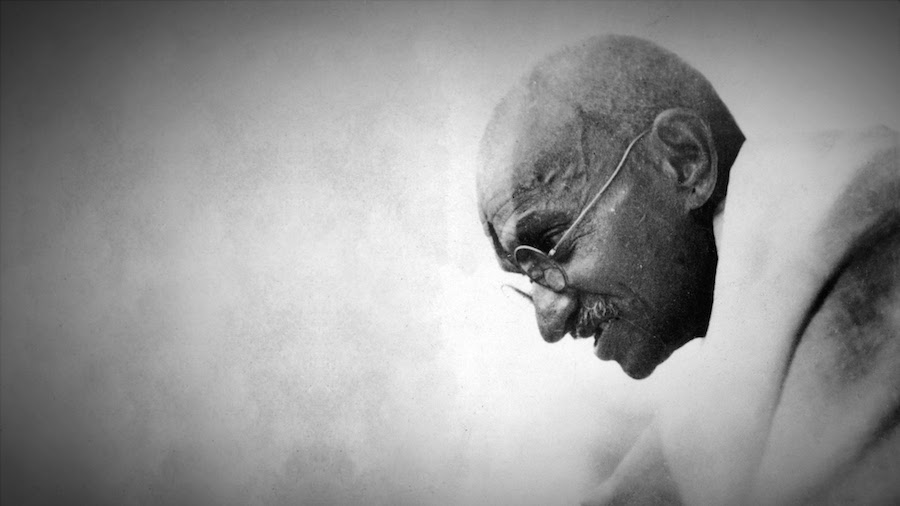 महात्मा गांधी।
