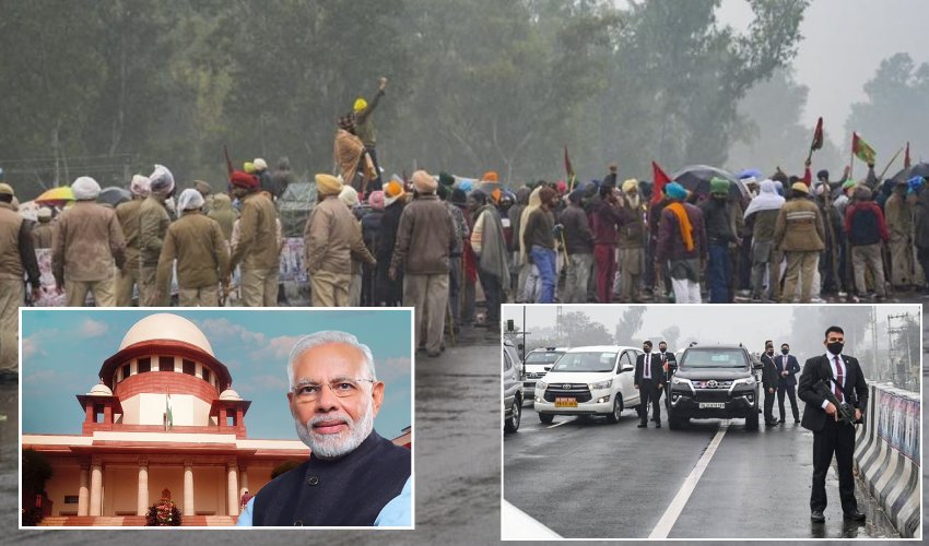 पीएम मोदी के पंजाब दौरे के दौरान सुरक्षा चूक को लेकर राजनीति तेज, सुप्रीम सुनवाई कल