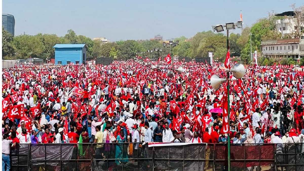 मजदूर-किसान रैली: किसानों को एमएसपी और मजदूरों को पेंशन दे सरकार
