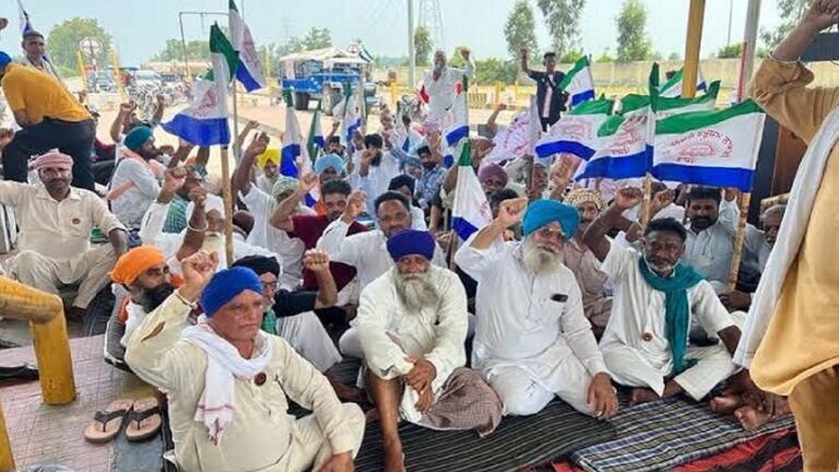 सरकार ने चंडीगढ़ जाने से रोका तो किसानों ने सीएम के गृह जिले संगरूर में लगाया ‘पक्का मोर्चा