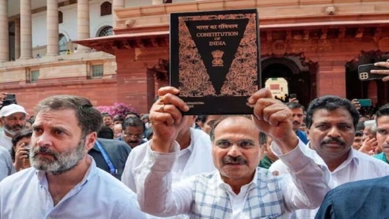 संविधान की नई प्रति से ‘समाजवाद’ और ‘पंथनिरपेक्ष’ शब्द गायब, अधीर रंजन चौधरी ने उठाए सवाल