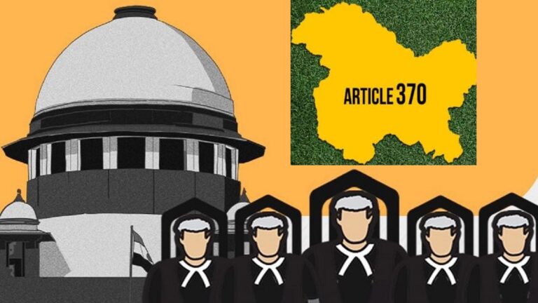 अनुच्छेद 370 पर 13वें दिन सुनवाई: केवल संवैधानिक आधारों पर विचार करेगा सुप्रीम कोर्ट
