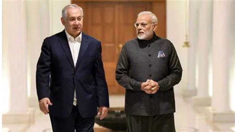 फिलिस्तीन: संघ, भाजपा और मोदी; हिटलर के साथ नाज़ी इजरायल के संघ यहूदीवादी