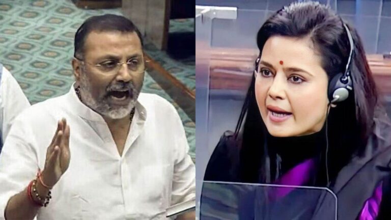 आचार समिति ने निशिकांत दुबे को बुलाया, महुआ हुईं और हमलावर