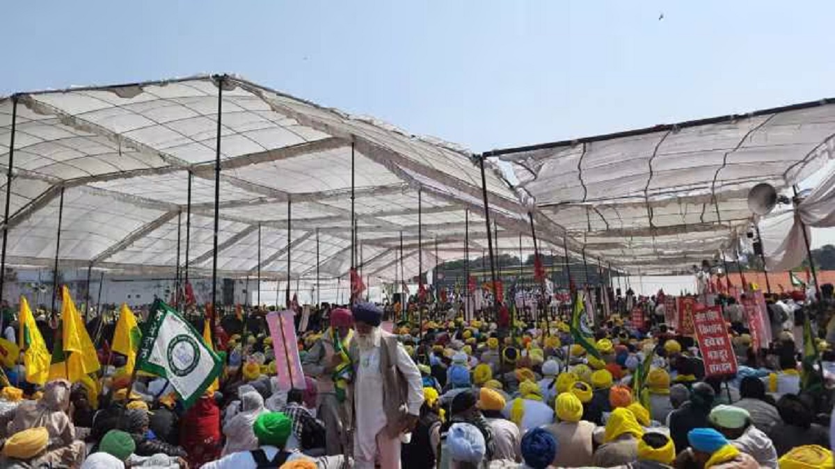 महापंचायत आज; पंजाब से हज़ारों किसान-मज़दूर दिल्ली गए