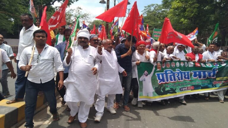 बिहार में बढ़ते अपराध और गिरती कानून व्यवस्था के खिलाफ राज्यव्यापी प्रतिरोध मार्च