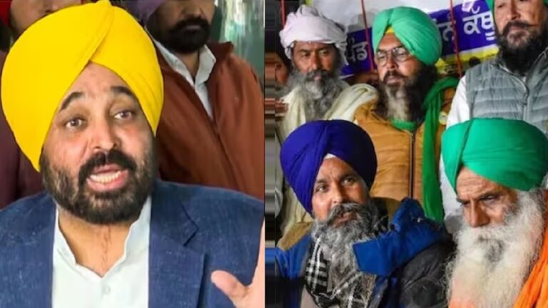 पंजाब : मोदी सरकार के बाद अब भगवंत मान भी किसानों के आंदोलन से खफ़ा 