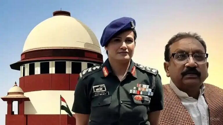 SC ने कर्नल सोफिया कुरैशी पर टिप्पणी पर भाजपा मंत्री की माफी खारिज की और एसआईटी गठन का दिया आदेश