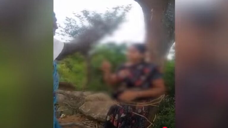 आंध्र प्रदेश: CM चंद्रबाबू नायडू के निर्वाचन क्षेत्र में   महिला की पेड़ से बांधकर पिटाई