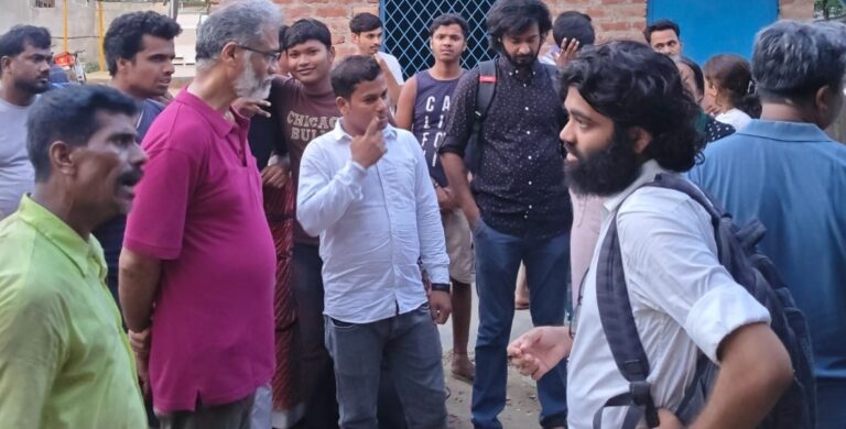 सीपीआई(एमएल) महासचिव दीपंकर भट्टाचार्य ने जय हिंद कैंप और गुरुग्राम का दौरा किया